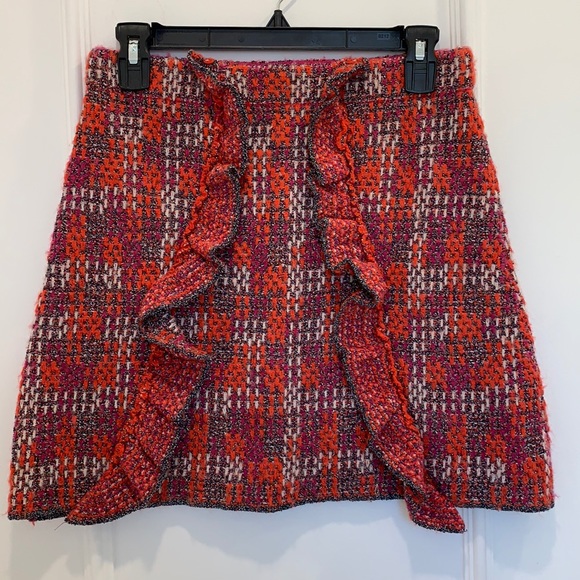 Zara Dresses & Skirts - Zara Tweed Metallic Skirt Size M
